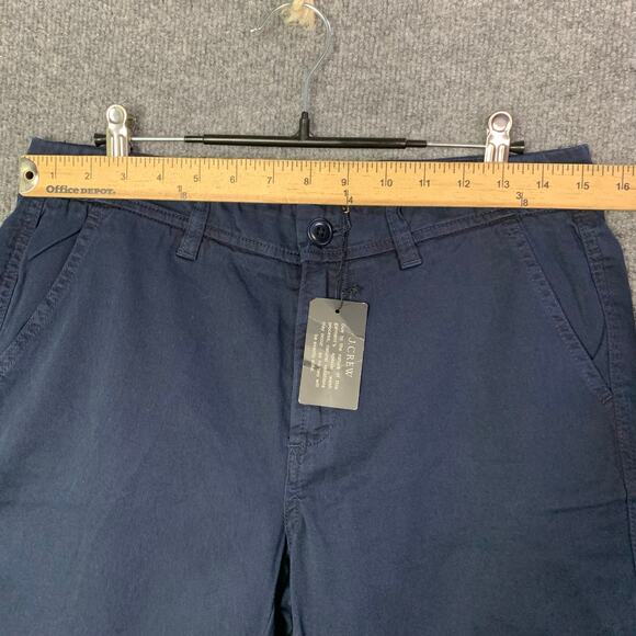 NEW J.Crew Chino Shorts Women's 4 Navy Casual Summer Essential - Picture 4 of 11